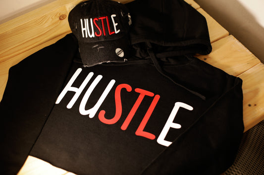 Black “HUSTLE” Hoodie