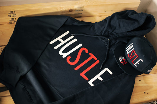 Navy “HUSTLE” Hoodie